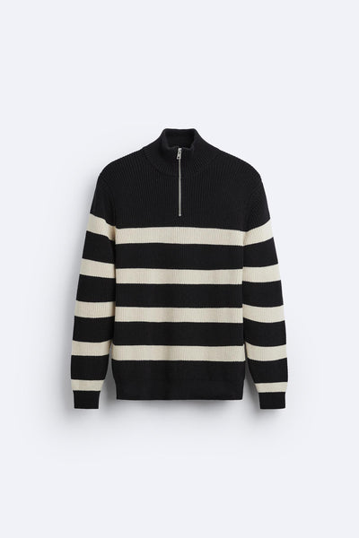 Variant image for Elegant Striped Sweater-1