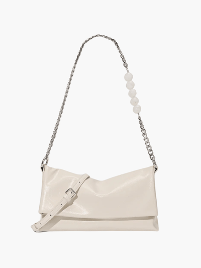 Sac d'épaule en cuir véritable