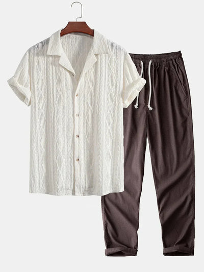 Mens Linen Summer Sets