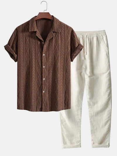 Mens Linen Summer Sets