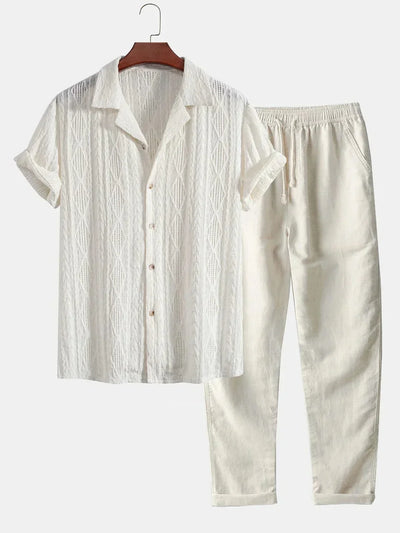 Mens Linen Summer Sets