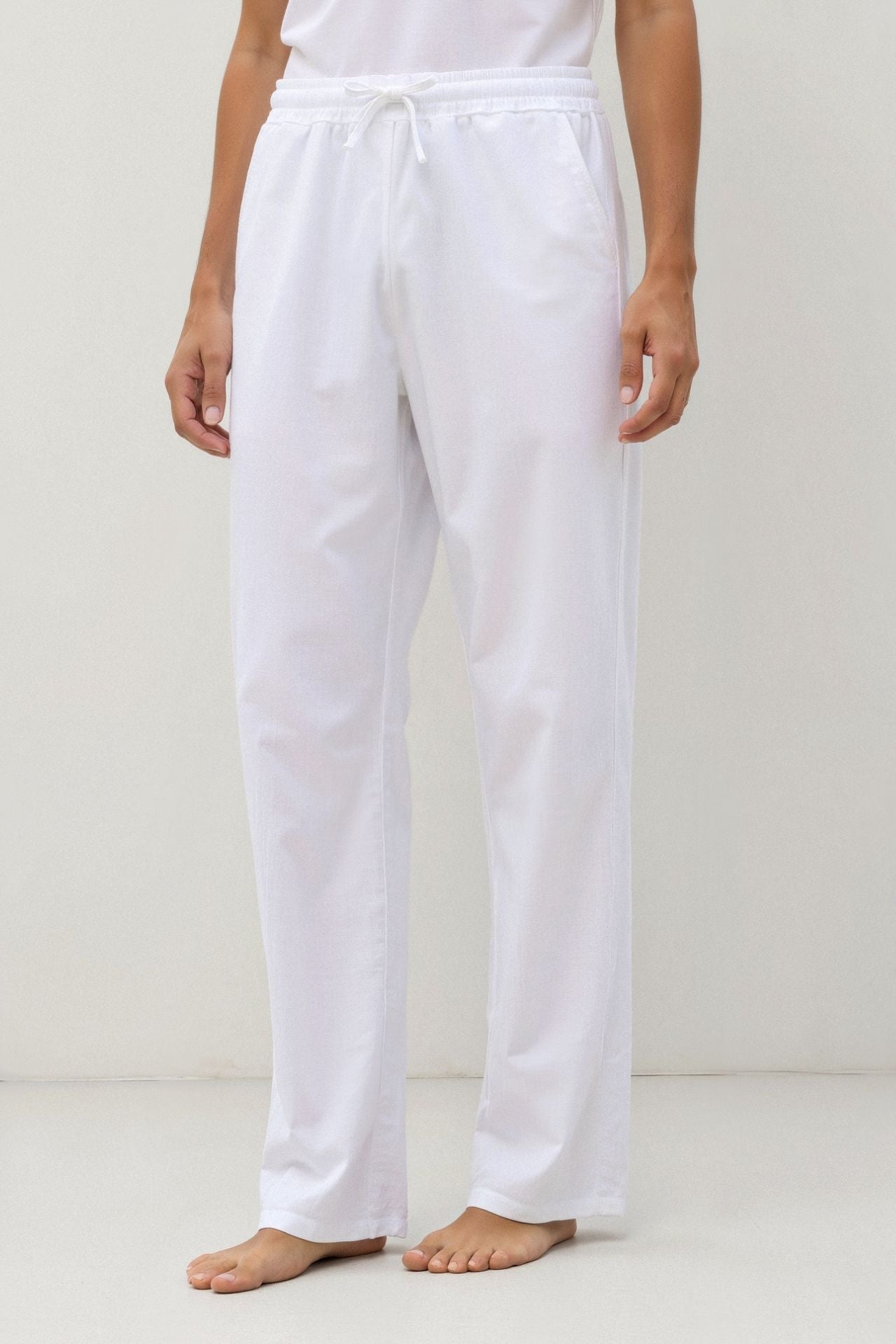 Xavier - Linen Drawstring Pants