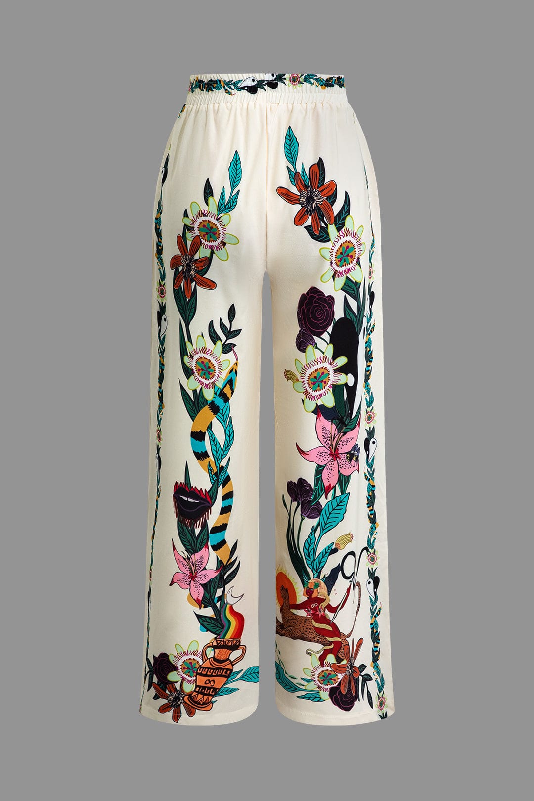 Ensemble pantalon imprimé floral