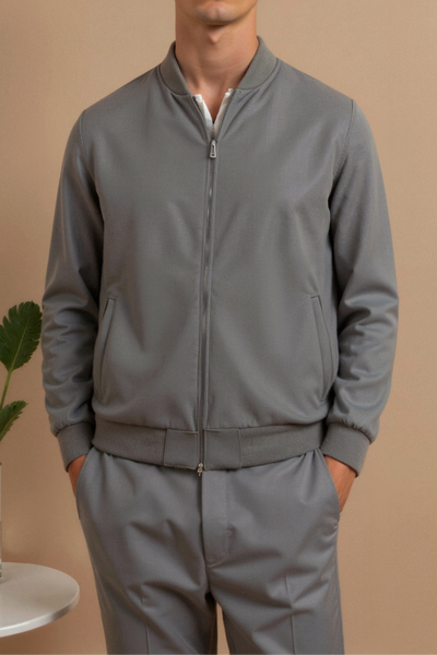 Enzo - Soft Stand Collar Jacket