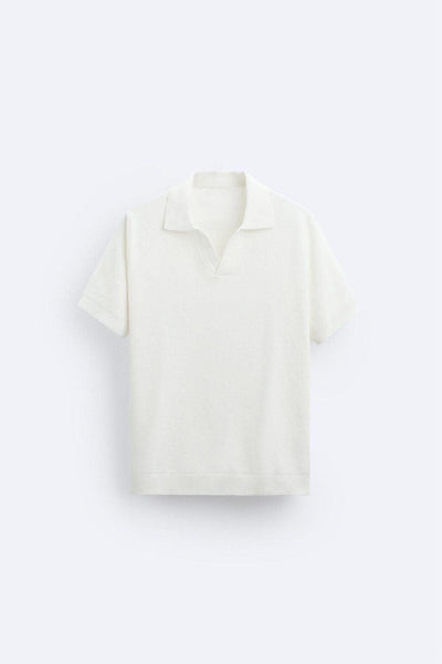 Old Money White Polo Shirt