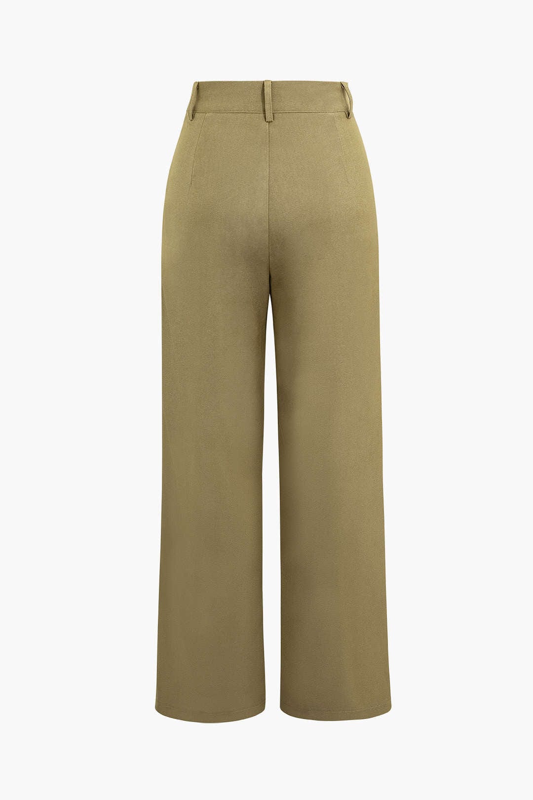 Pantalon de tailleur droit drapé