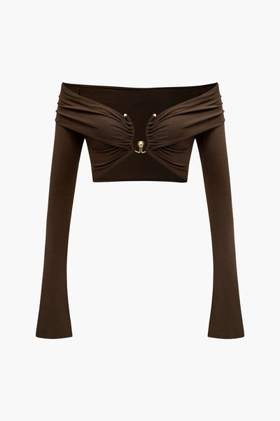 Ensemble jupe longue épaule