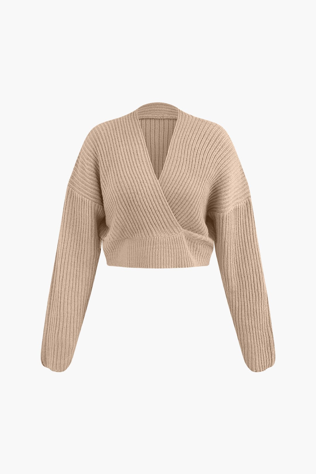 Ensemble pull à col en V et jupe