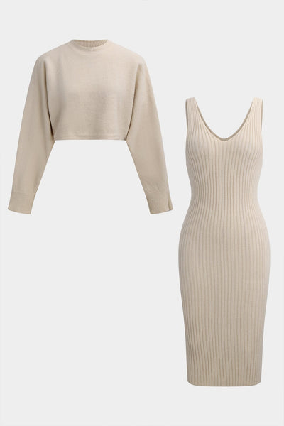 Ensemble pull-over et robe