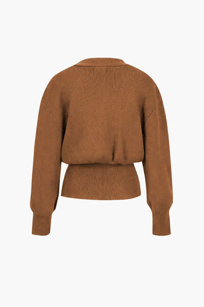 Cardigan à col en V