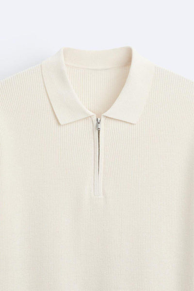 Old Money Zip Polo