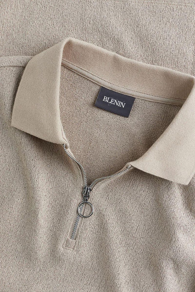 Old Money Zip Polo T-Shirt