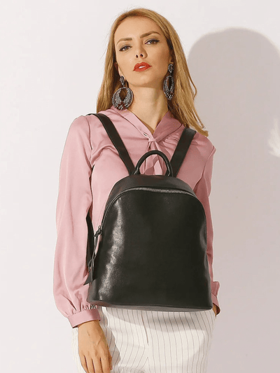 Sac à dos en cuir véritable