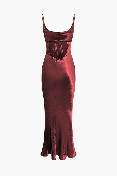 Robe longue sirène col bénitier