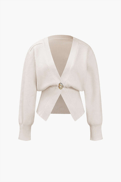 Cardigan à col en V