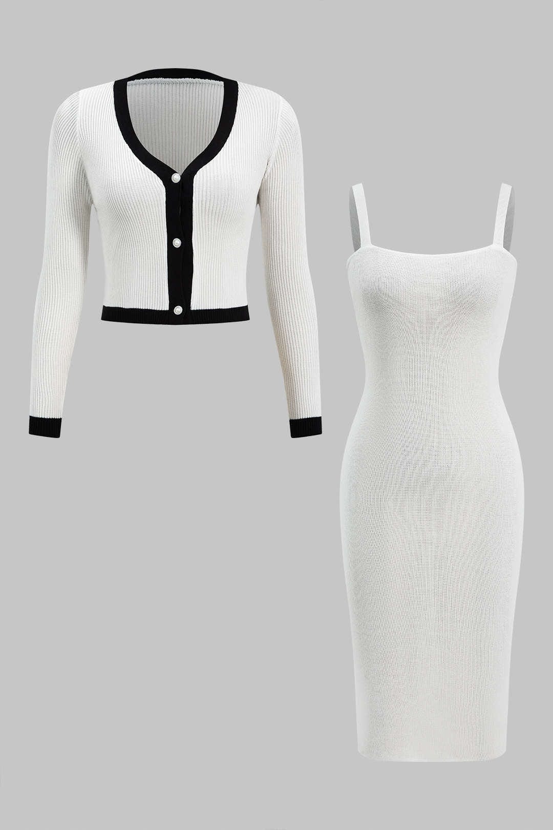 Ensemble de robes à col V