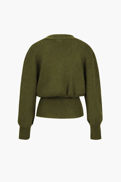 Cardigan à col en V