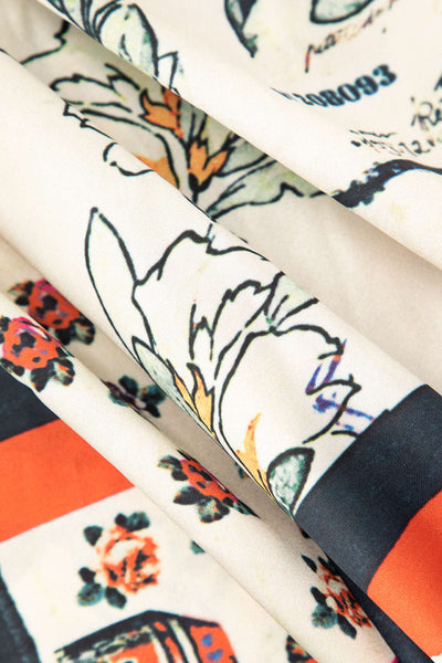 Pantalon imprimé floral