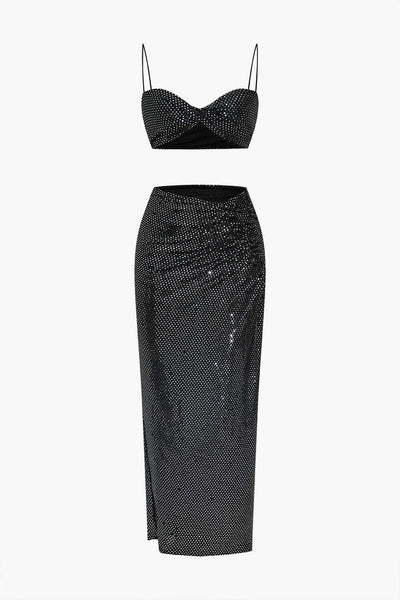 Ensemble jupe à sequins