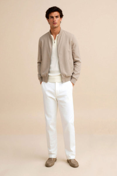 Leon - Slim Fit Bomber Jacket