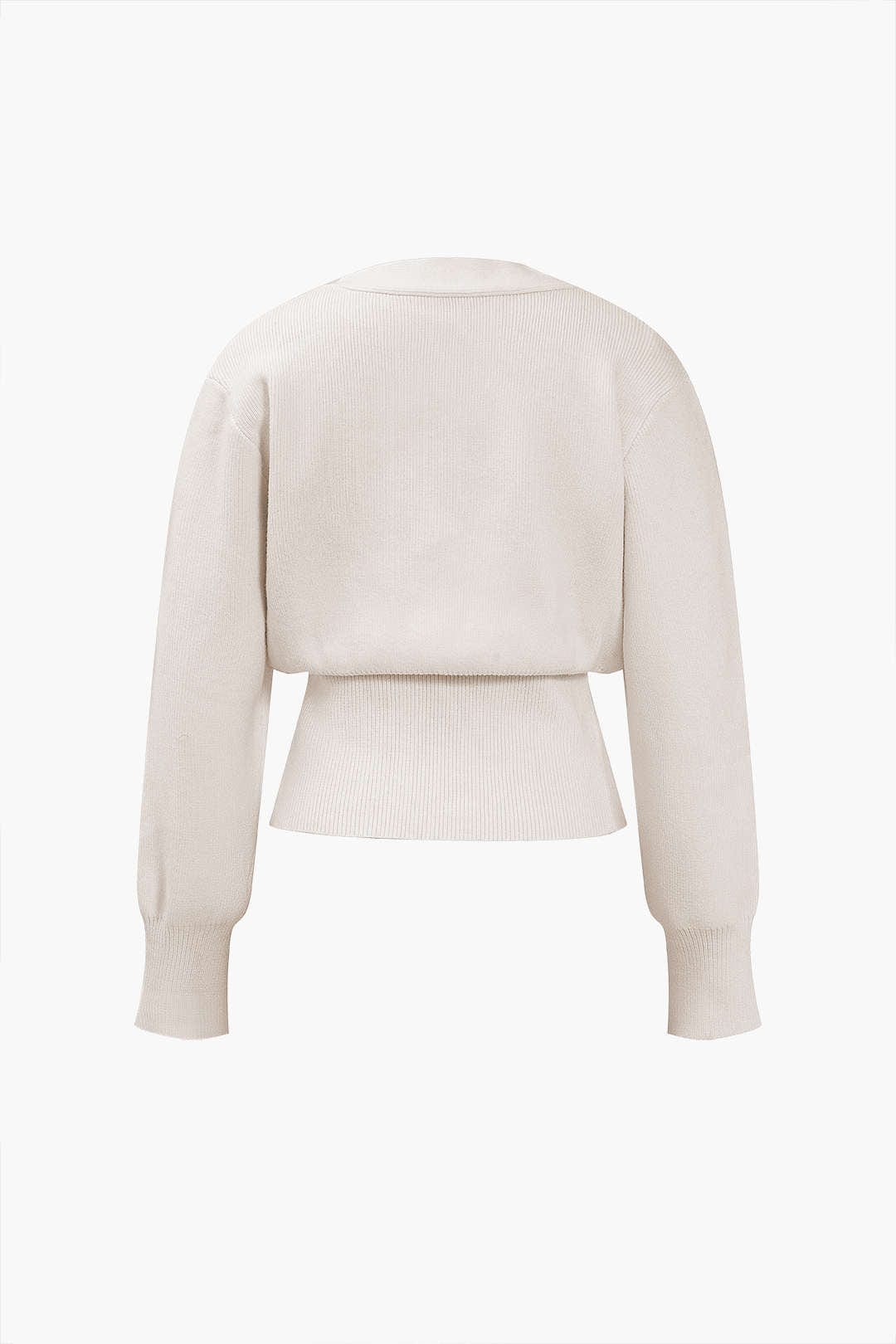 Cardigan à col en V