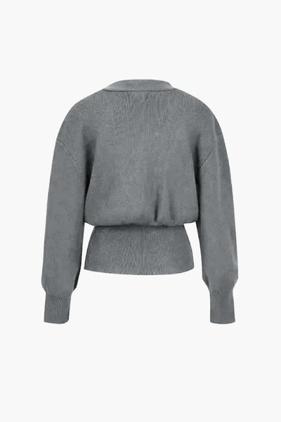 Cardigan à col en V