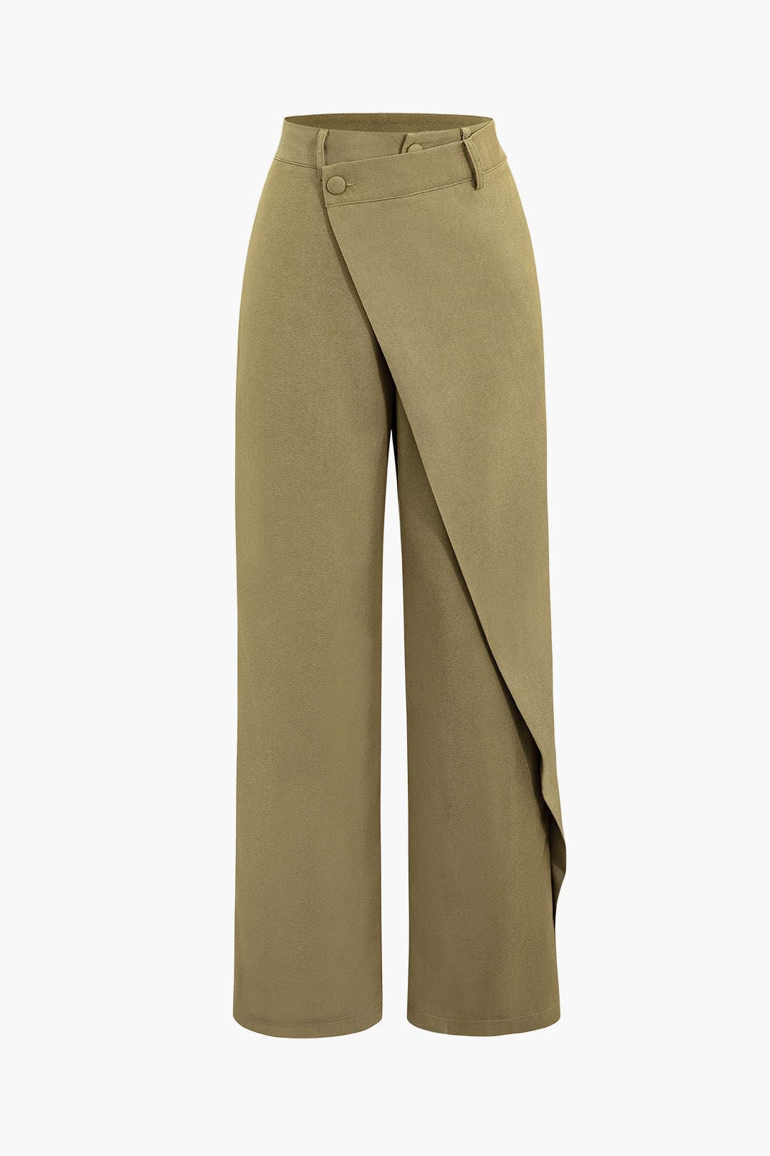 Pantalon de tailleur droit drapé