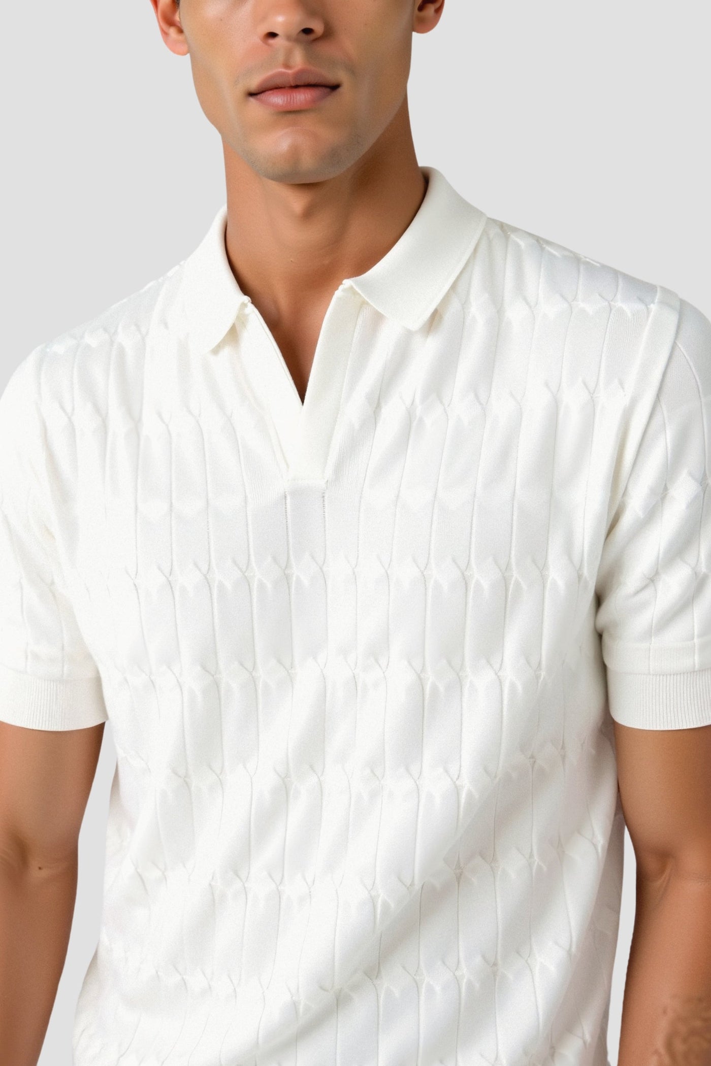 Old Moeny Knit Polo T-Shirt