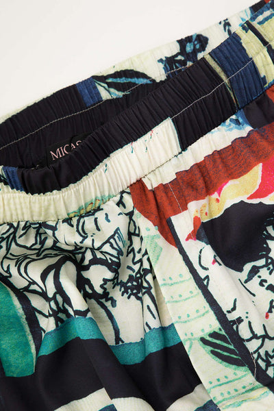 Pantalon imprimé floral