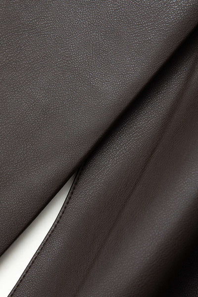 Manteau en Similicuir Ceinturé, Élégant et Oversize pour le Travail
