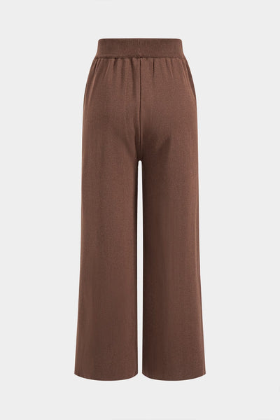 Ensemble top et pantalon contrasté
