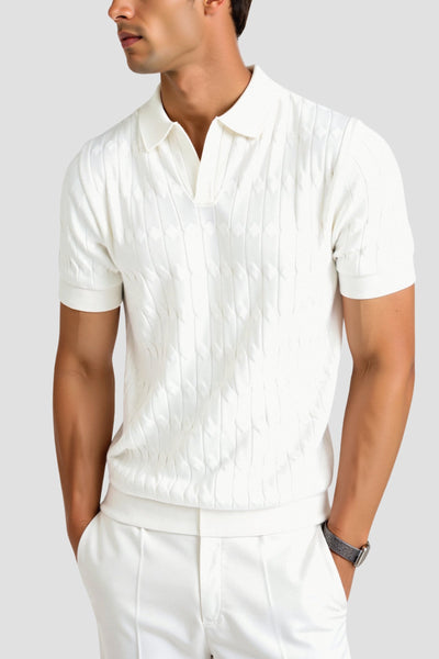 Old Moeny Knit Polo T-Shirt