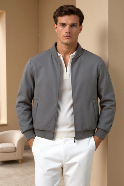 Enzo - Soft Stand Collar Jacket