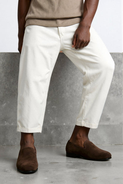 Kobe - Brown Suede Loafers