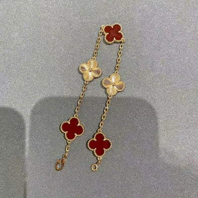 Abby - 18k Gold-Plated Clover Bracelet