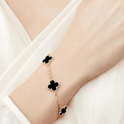 Abby - 18k Gold-Plated Clover Bracelet