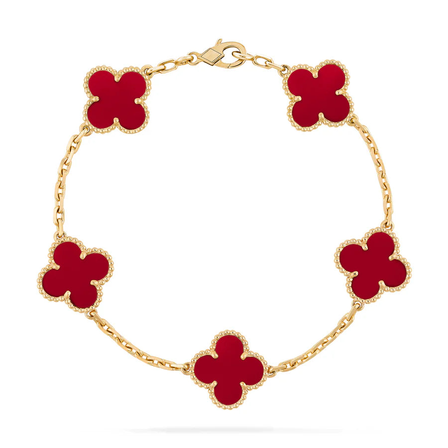 Abby - 18k Gold-Plated Clover Bracelet