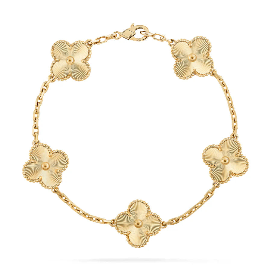 Abby - 18k Gold-Plated Clover Bracelet