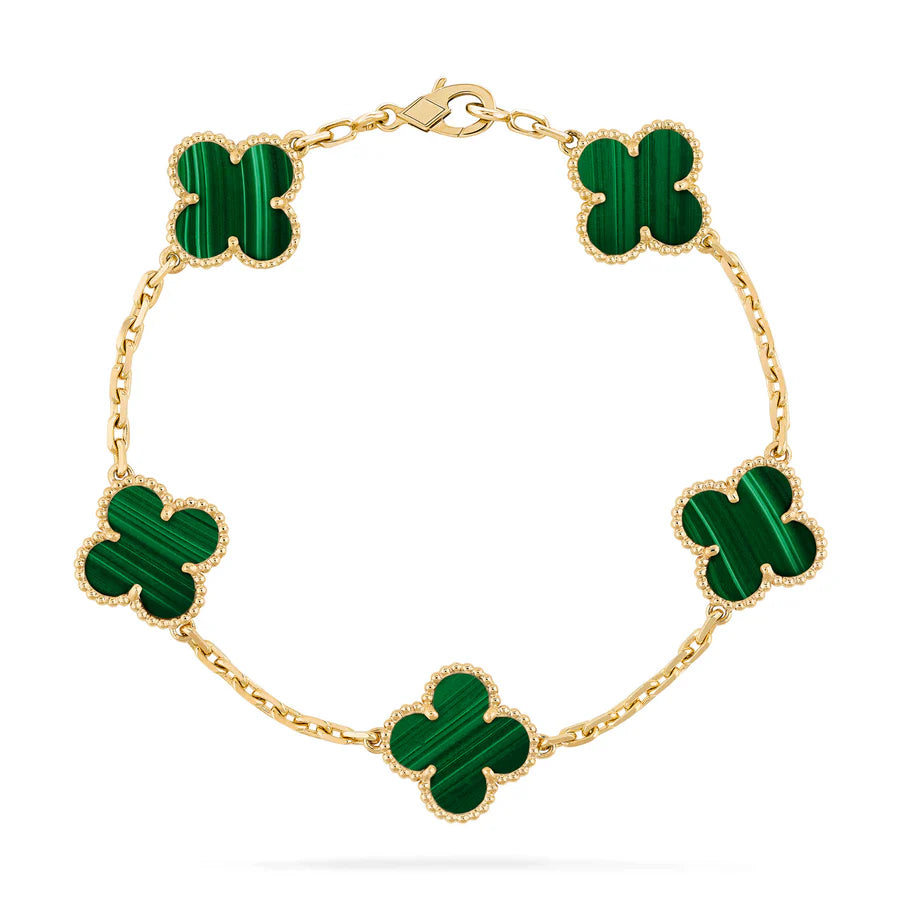 Abby - 18k Gold-Plated Clover Bracelet