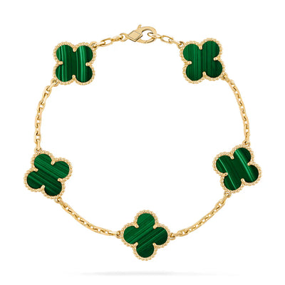 Abby - 18k Gold-Plated Clover Bracelet