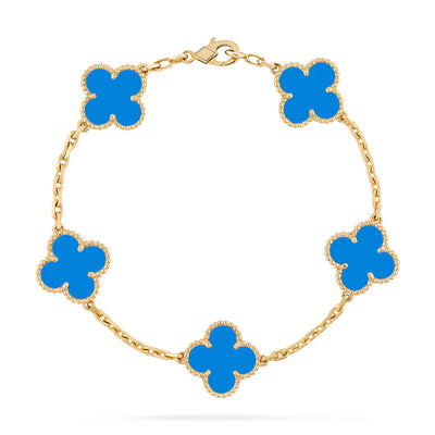 Abby - 18k Gold-Plated Clover Bracelet