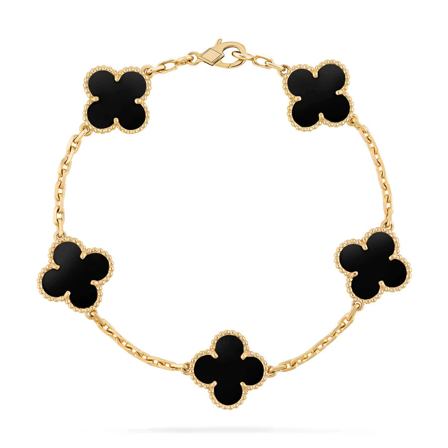 Abby - 18k Gold-Plated Clover Bracelet