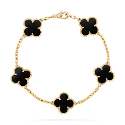 Abby - 18k Gold-Plated Clover Bracelet
