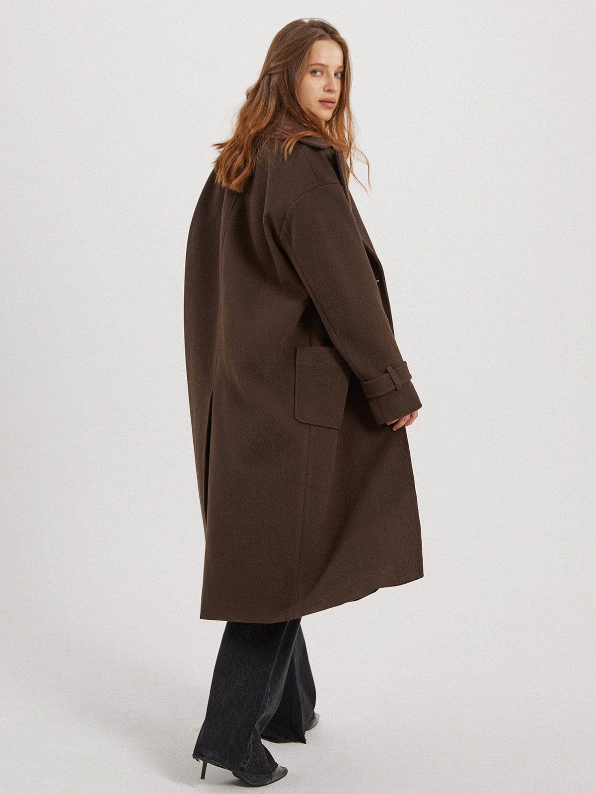 Manteau long coupe vent