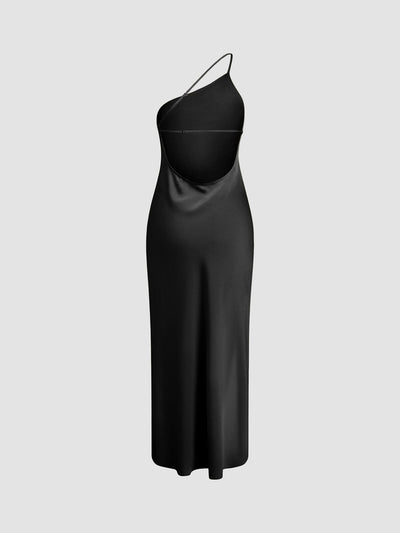 Robe de chambre satiné dos nu