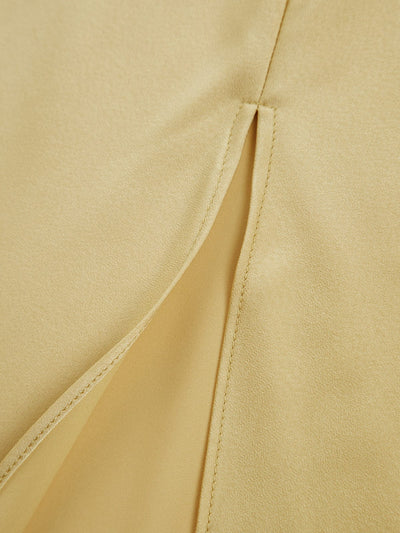 Robe de chambre satiné dos nu