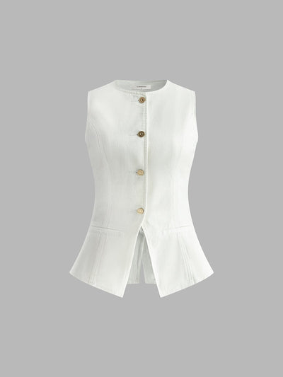 Ensemble haut et short en jeans