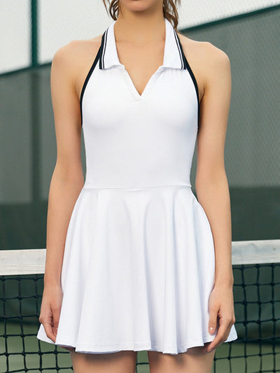 Robe active dos nu à revers