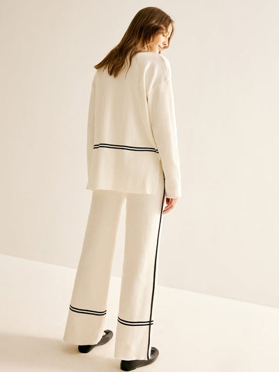 Ensemble haut et pantalon minimaliste