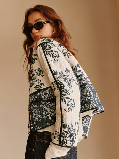 Veste douillette imprimée Boheme